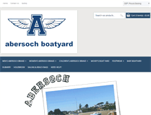Tablet Screenshot of abersochboatyard.co.uk